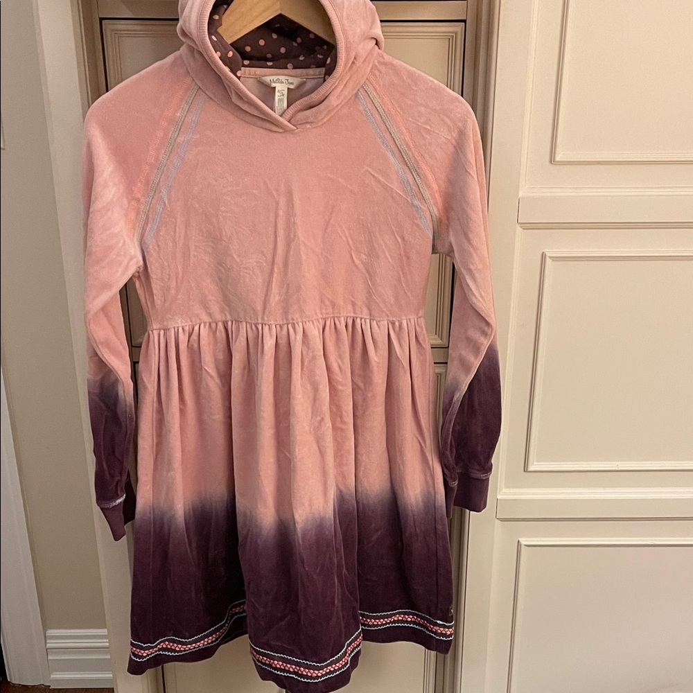 Matilda Jane Pink and Purple Ombre Hoodie Dress